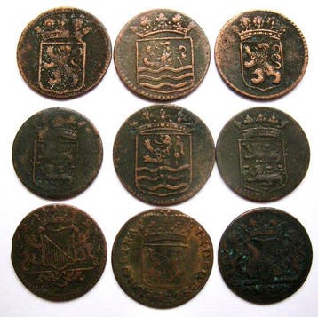 Nederlands-Indië. Koloniaal. VOC Duiten | 1733-1787 (9