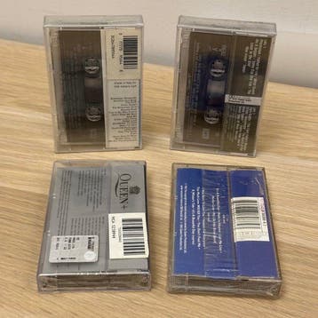 Queen - 4 x sealed tapes - Queen II / Greatest Hits III /