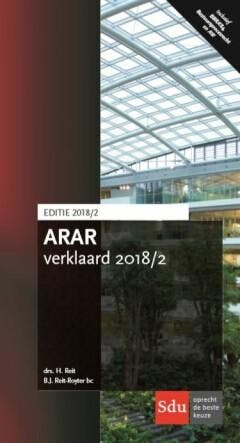 ARAR Verklaard 2018/2 9789012402354 H. Reit, Boeken, Economie, Management en Marketing, Gelezen, Verzenden
