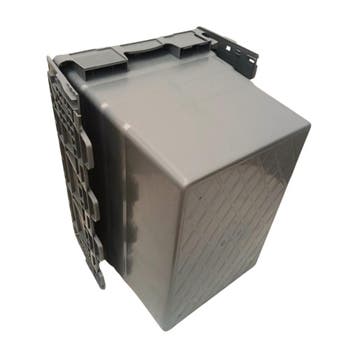 Distributiebak 600x400x416 mm euronorm grijs kunststof, Ophalen of Verzenden, Nieuw