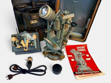 Theodoliet - 1940-1950 - WWII British Military Surveying Set