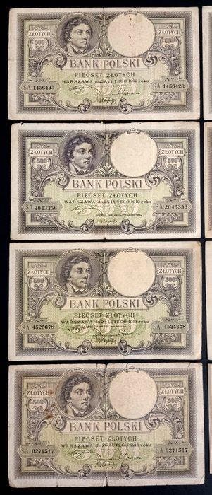 Polen. - 11 banknotes - Various Dates (Zonder minimumprijs)