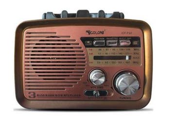 Veiling - Draagbare Noodradio am-fm met BT en sd slot op bat