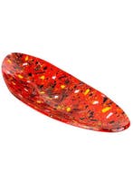 Schotel - Muranoglas - Centerstuk rood 65 cm, Antiek en Kunst, Antiek | Glaswerk en Kristal
