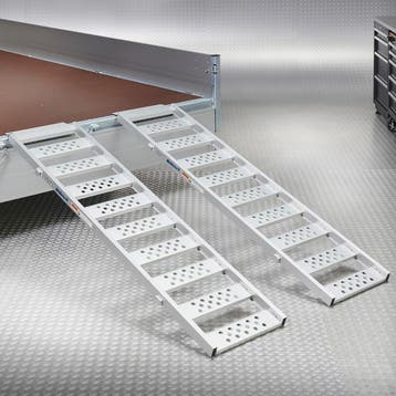 Datona Aluminium oprijplaat inhaakbaar - 195 cm (2 stuks) -, Ophalen of Verzenden
