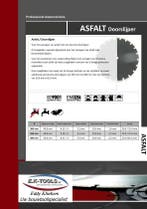 Diamantzaagblad-Asfalt - Benzinedoorslijper., Verzenden, Nieuw