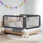 vidaXL Bedhekje peuter 180x25 cm stof donkergrijs, Verzenden, Nieuw