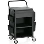 Huishoudwagen | Aluminium | 2 Niveaus | Wielen (Geremd) |, Zakelijke goederen, Verzenden, Nieuw in verpakking