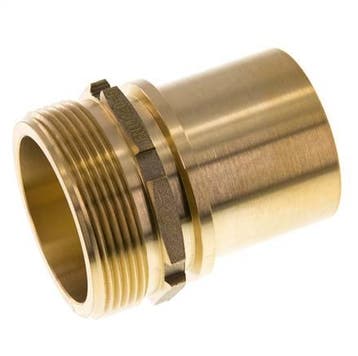 G 2 Buitendraad x 50mm Messing Slangpilaar met, Verzenden