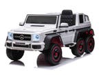 Mercedes-Benz G63 6x6, 12v met rubberen banden en meer!, Kinderen en Baby's, Ophalen of Verzenden, Nieuw