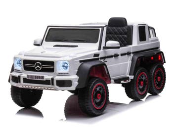 Mercedes-Benz G63 6x6, 12v met rubberen banden en meer!, Ophalen of Verzenden