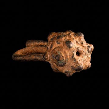 Viking periode Brons Zeldzame Scandinavische miniatuur