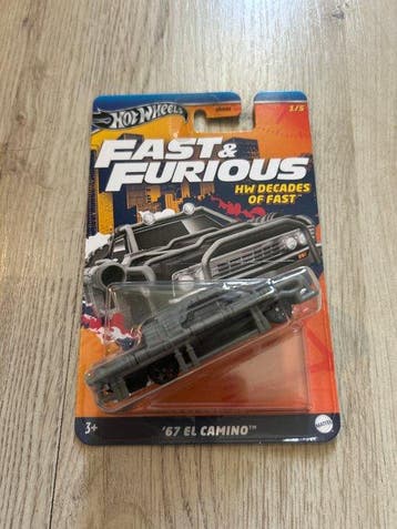 Hot Wheels 1:64 - Voiture miniature (6) - Fast & Furious set, Hobby en Vrije tijd, Nieuw