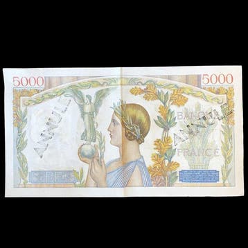 Frankrijk. - 5000 Francs 1944 - ANNULÉ - Pick 97 (Zonder