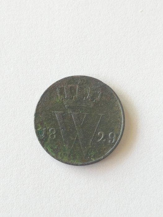 Pays-Bas. Willem I. 1/2 Cent 1829/1831/1832/1837 (Sans prix, Postzegels en Munten, Munten | Nederland