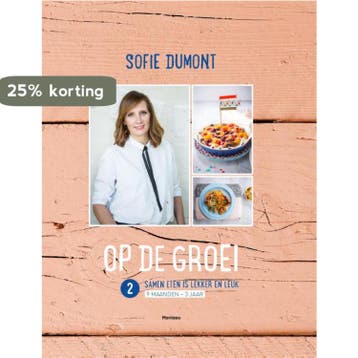Samen eten is lekker en leuk / Op de groei / 2 9789022332580, Boeken, Kookboeken, Verzenden, Zo goed als nieuw, Sofie Dumont