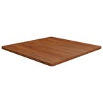vidaXL Tafelblad vierkant 80x80x2,5cm behandeld eiken, Verzenden