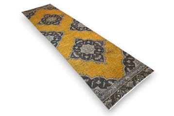 Lang vintage Usak - Loper - 340 cm - 85 cm - met certificaat, Nieuw