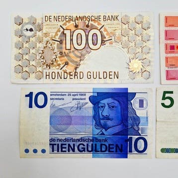 Nederland. - 5, 10, 25, 100 Gulden - various dates - PL105,