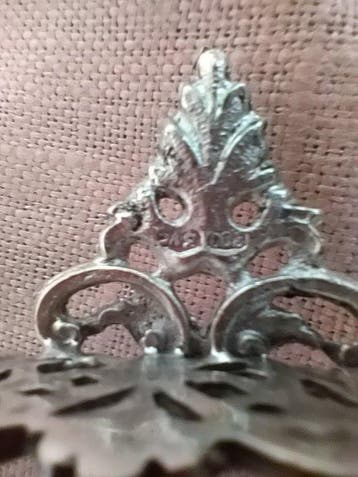 Bonbon mand - .800 zilver - cristallomolato/turkoois