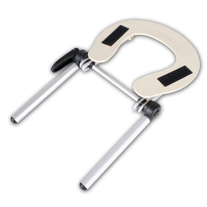 tectake Hoofdsteun van aluminium voor massagetafels - grijs, Maison & Meubles, Tabourets de bar, Envoi