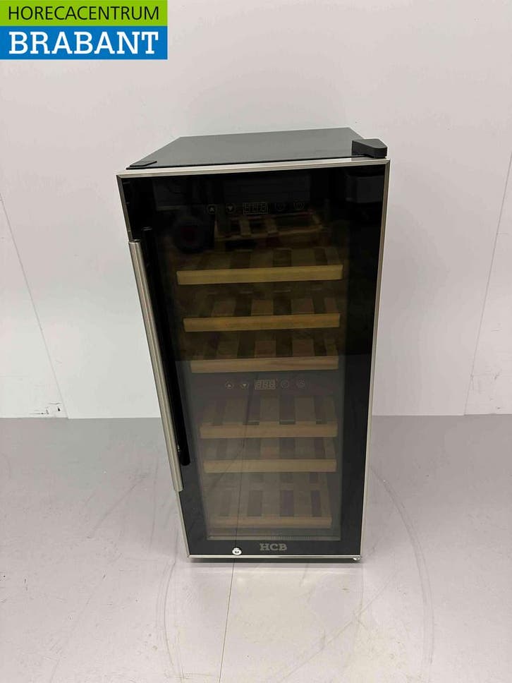 HCB Luxe Wijnkoelkast Wijnkoeling 2 zones 24 flessen 230V, Zakelijke goederen, Horeca | Keukenapparatuur, Ophalen of Verzenden