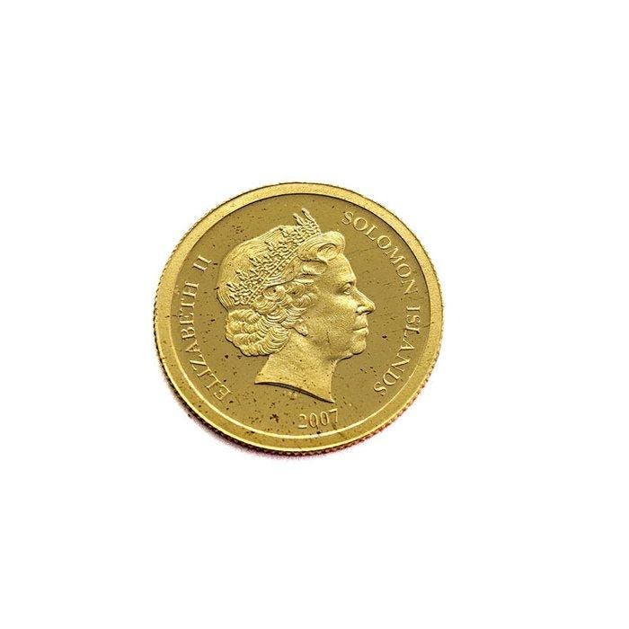 Salomonseilanden. 10 Dollars 2007 Colosseum - 1g (.999), Postzegels en Munten, Edelmetalen en Baren