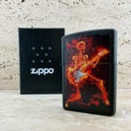 Zippo - Flaming Skeleton Guitar Design – Collectible Zippo -, Nieuw