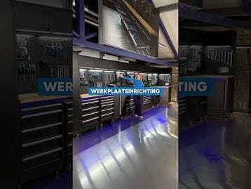 Datona Werkplaatsinrichting PREMIUM met RVS werkblad 225 cm, Doe-het-zelf en Bouw, Ophalen of Verzenden, Nieuw