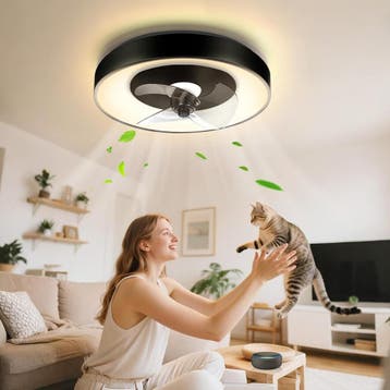 Plafondventilator met verlichting - Plafondlamp met ventilat, Verzenden, Nieuw