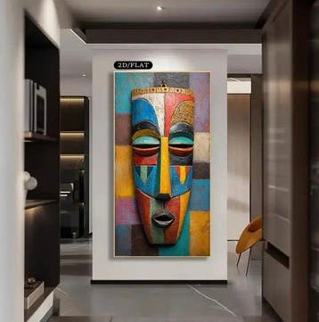 Joneky - African Mask Colors (160cm)