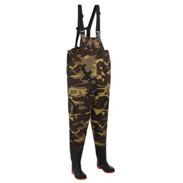 vidaXL Borstlaarzen met laarzen Maat 40 Camouflage, Watersport en Boten, Hengelsport | Algemeen, Verzenden, Nieuw
