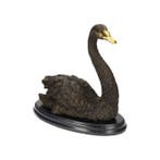 Figurine - Zwaan - Bronze, Marbre