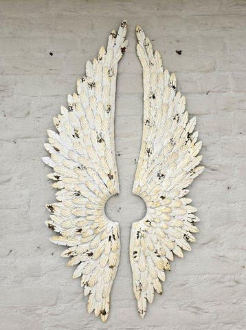 Figure - Figuur - Angel wings - XL - 103 cm (2) - Staal -