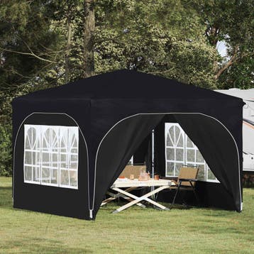 vidaXL Pop-up Feesttent 290 x 290 x 245 cm Antraciet, Verzenden