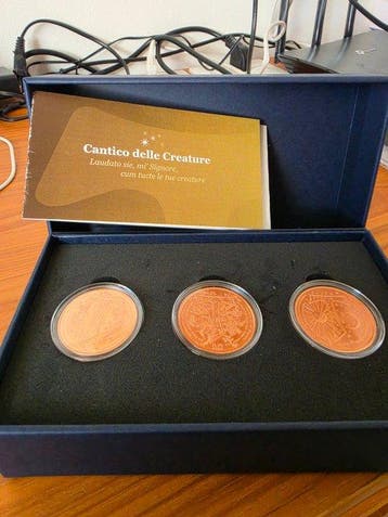 San Marino, Italië, Vaticaan. 0,75 Euro 2026 Cantico delle