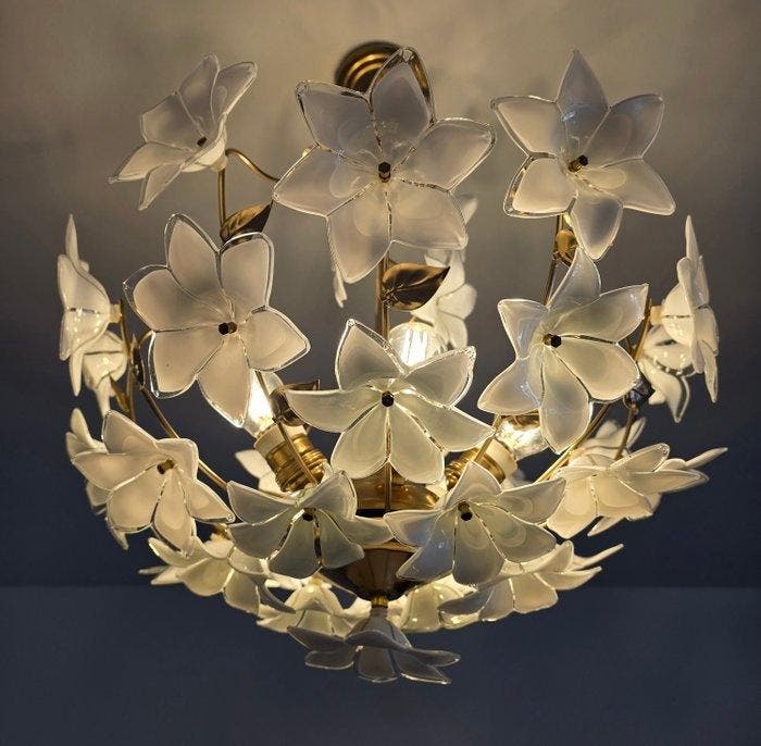 Murano - A.A. Patijn - Kroonluchter - Muranoglas -, Antiquités & Art, Curiosités & Brocante