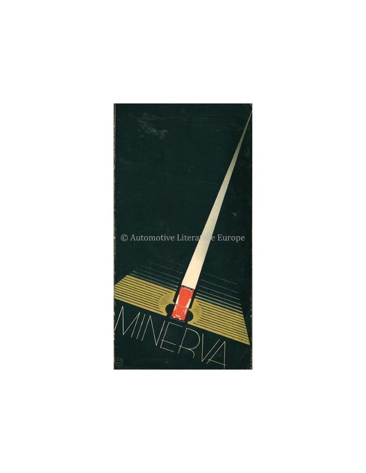 1934 MINERVA M4 12HP BROCHURE NEDERLANDS, Boeken, Auto's | Folders en Tijdschriften, Ophalen of Verzenden