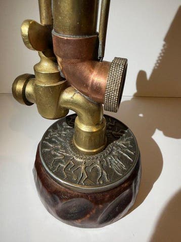 Zonder minimumprijs - Aansteker - Staal, Hout, Nieuw