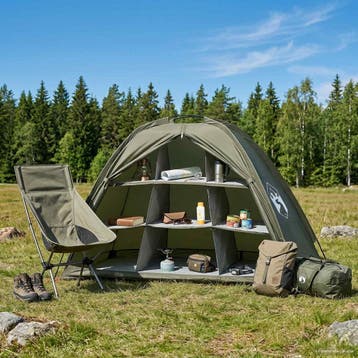 vidaXL Opslag Tent Olijfgroen 120 x 50 x 70 cm Polyester en, Verzenden, Nieuw