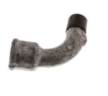 Raccord coudé 90deg 1/4 Mâle R x Femelle Rp Long Fonte, Verzenden, Nieuw