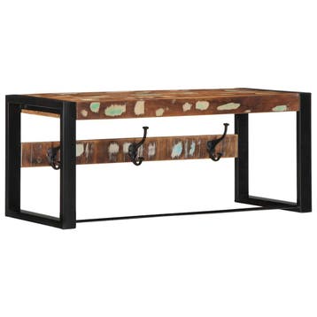 vidaXL Kapstok 80x35x35 cm massief gerecycled hout, Huis en Inrichting, Verzenden, Nieuw