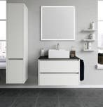 CITY / Badmeubel Met Waskom 80 Cm ( Onderkast + Topblad +, Ophalen of Verzenden, Nieuw