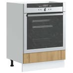 vidaXL Ovenkast Lucca bewerkt hout artisanaal eikenkleur, Verzenden, Nieuw