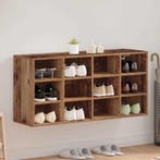 vidaXL Schoenenkast met plank Oudhout 103 x 30 x 51 cm, Verzenden, Nieuw
