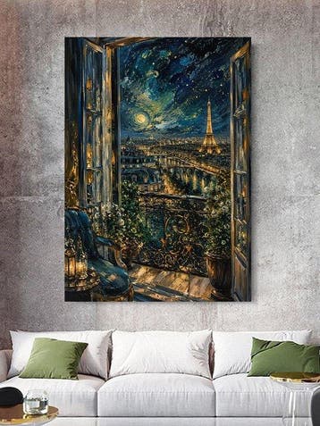 Shayer - Eiffel Romance – A Night in France - XL - 60x80cm -