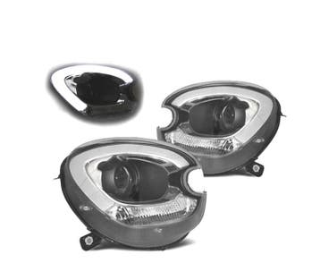 PHARES MINI R60 COUNTRYMAN 10-15 TUBE LIGHT XENON FOND NOIR, Verzenden, Nieuw