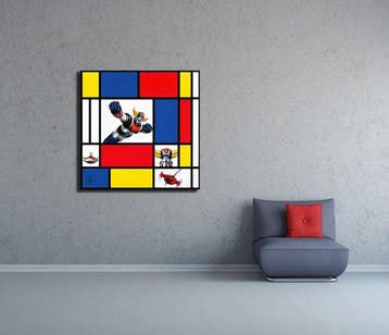 PLM-Art - Goldorak Mondrian, Antiek en Kunst
