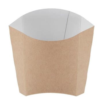 Frietbakjes | Composteerbaar Karton | 1000 stuks |, Verzenden