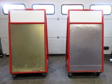 Reclamebord, Stoepbord, Dubbelzijdig  A1 formaat, B76 x D75, Zakelijke goederen